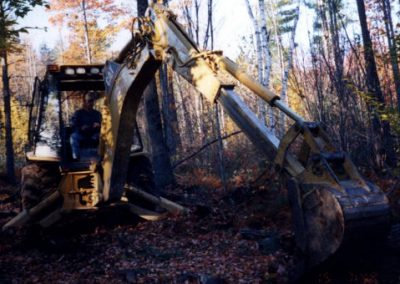 Some stump and rock removal