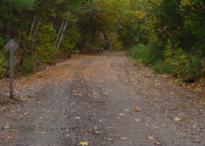 Rail bed after October 2005 grading