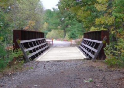 Newly decked bridge in October 2005